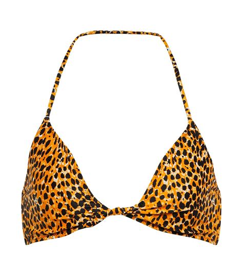 ganni leopard bikini.